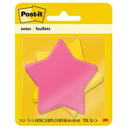 3M Commercial Note, Post-It, 3X3, Star MMM7350SSSTR